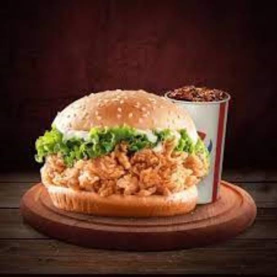 Double zinger burger