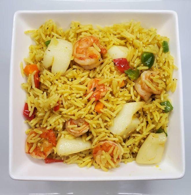 Seafood fried rice
