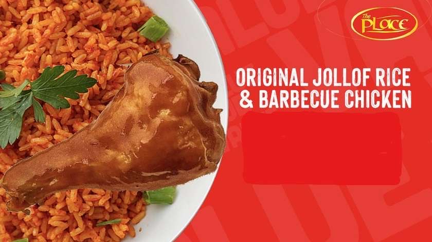 Value munch - original jollof rice and bbq chicken 