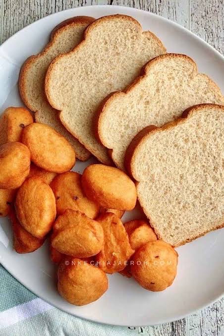 Akara suya & bread
