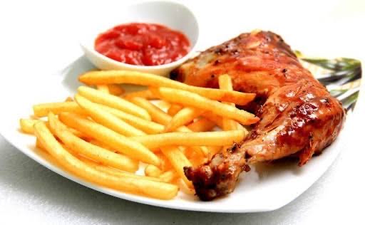 Chicken and chips