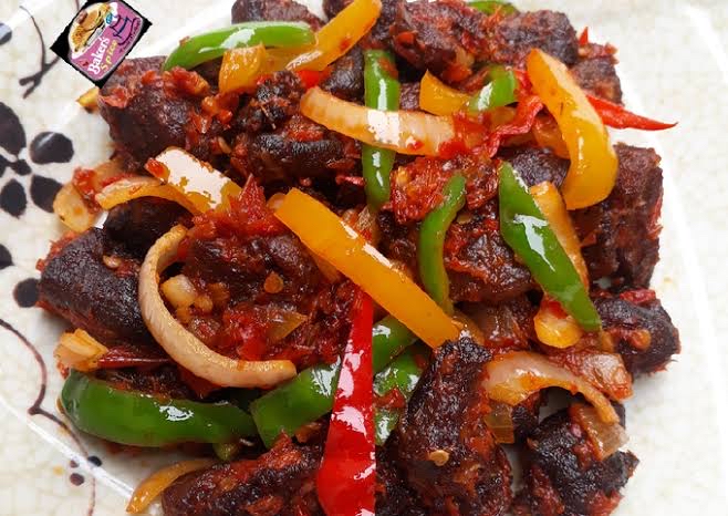 Goat meat (asun)