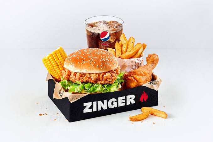 Zinger box meal