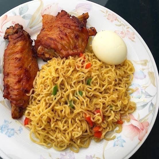 Indomie with turkey 