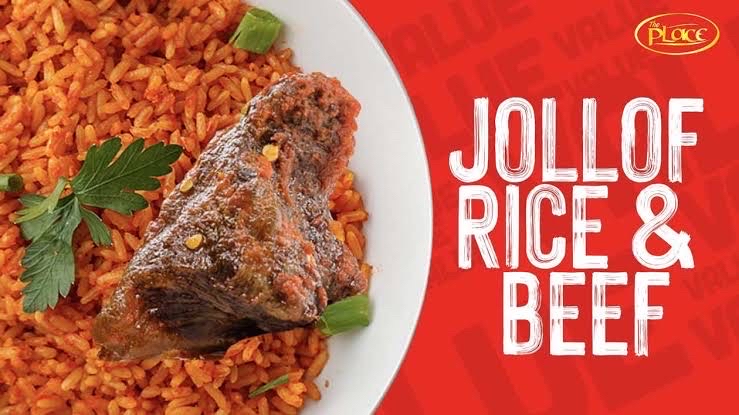 Value munch - jollof rice and beef