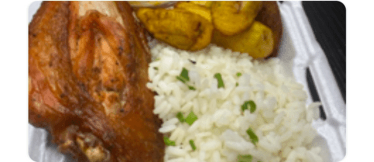 Sunday special meal with chicken