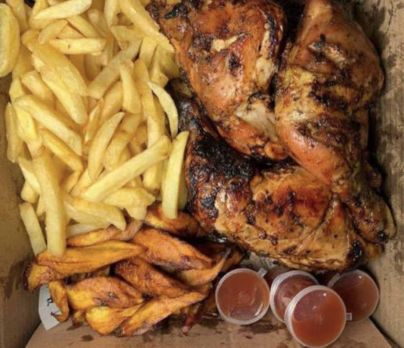 Chicken and chips