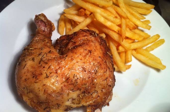 chicken and chips