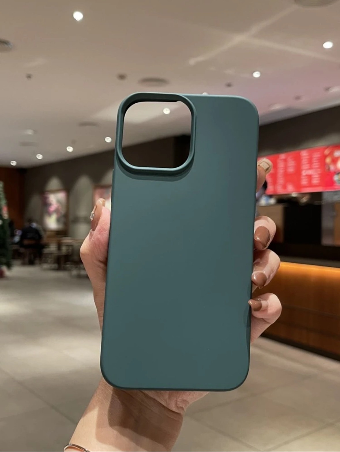 Green Solid phone case for iphone